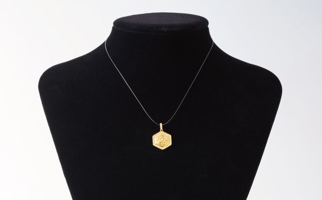 TUC0023 【高島屋選定品】純金(K24) ダイヤモンド ペンダントトップ (ダイヤ合計0.20ct)