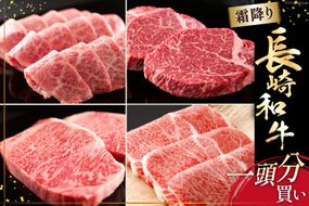 AI277 長崎和牛 一頭分買い 一括納品 [ 肉 和牛 牛肉 Giverichホールディングス 長崎県 島原市 ]
