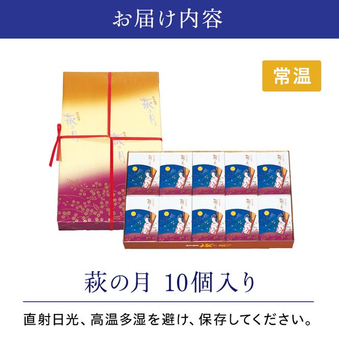 萩の月10個入り 仙台銘菓 定番 お土産 菓匠三全 和菓子
