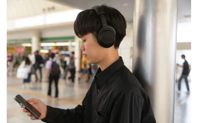 ANCワイヤレスヘッドホン final UX5000 シリーズ最新/ノイズキャンセリング/ノイキャン/ANC/マイク付き 141305_DC55