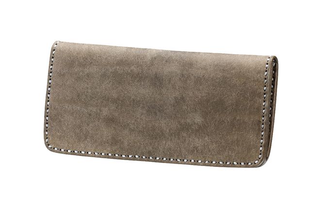 豊岡財布 haaki Leather ロングウォレット HLW305 / グリージオ / 長財布 薄型 財布 サイフ ブランド 小銭入れなし 牛皮革 プエブロレザー 革 メンズ レディース ハンドメイド 手作り 木和田正昭商店