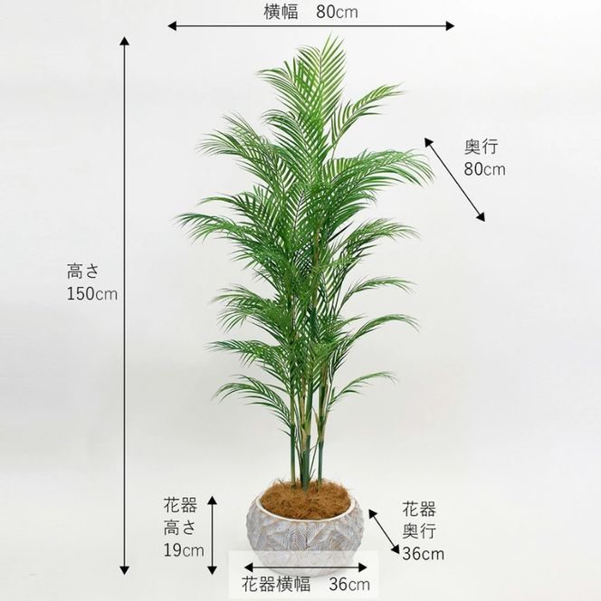 アートフラワー エミリオ・ロバ パーム TUTTA38700