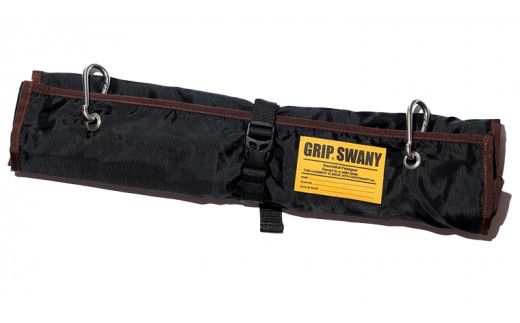 《 牛久市 限定 》GRIPSWANY ウォールポケット ブラック × ブラウン アウトドア キャンプ グリップスワニー 壁掛け収納 収納ポケット 壁掛け 吊り下げ収納 壁掛け袋 小物入れ 便利 収納 [DO001us]