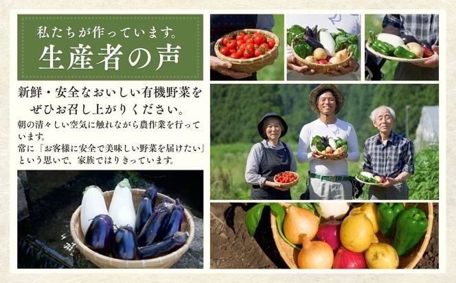 西田農園　季節の有機野菜詰合せ　6ヶ月定期便  da003t06