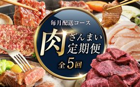 099Z608 アキラ商店 肉三昧 わくわく 定期便 全5回【毎月配送コース お楽しみ 焼肉 ていきびん 焼くだけ 小分け BBQ やきにく 数量限定】