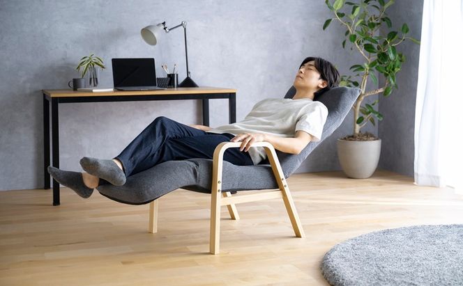 リクライニングウッドアームチェア FACR-RHB ダークグレー リクライニングチェア 一人掛け リクライニング 座椅子 一人用 ソファー 高齢者 肘掛付 背もたれ ヘッドレスト フットレスト 椅子 プレゼント アイリスオーヤマ