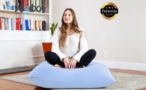 Yogibo Mini Premium（ヨギボー ミニ プレミアム）＜ペールブルー＞-[G774-21]