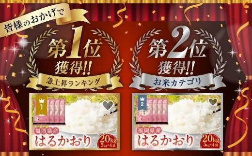 【令和7年産】はるかおり 精米 20kg  香春町 ／ ふるさと納税限定 ふるさと納税限定品 お米 米 白米 食品 ご飯 飯 九州 福岡県 香春町