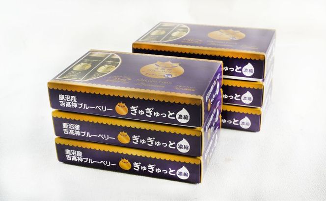無添加 砂糖不使用 のぎゅぎゅっと 100％ 濃縮 ブルーベリードリンク 6箱 （50ml×30本） 果汁飲料 野菜飲料 ブルーベリージュース 美味しい 濃縮し 高糖度 添加物 安全 安心 アントシアニン 手軽 飲み物 