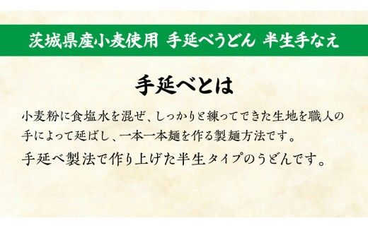 手延べうどん 半生手なえ 6袋 ( 12人前 ) 麺 めん 半生 [BE009ci]