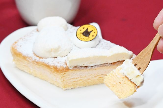 【2026年2月より順次発送】 AI185 スフレチーズケーキ 2個 セット [ チーズケーキ スフレケーキ チーズスフレ ふわふわ ケーキ 冷凍 スイーツ 焼き菓子 濃厚 パティスリーシャトン 長崎県 島原市 ]