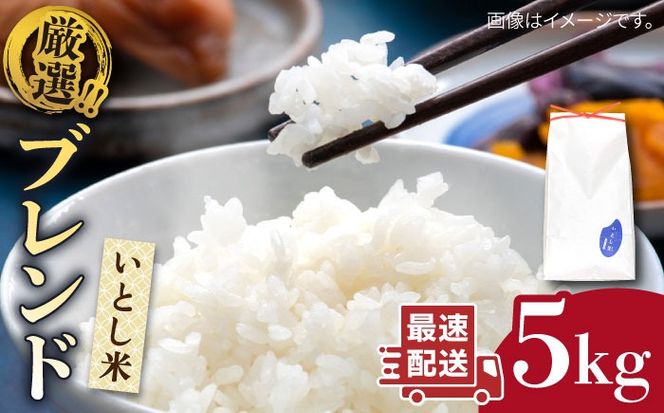 ＼ 令和6年産 ／ いとし米 厳選ブレンド 5kg(糸島産) 糸島市 / 三島商店[AIM020] 白米米 白米お米 白米ご飯 白米夢つくし 白米ひのひかり 白米ヒノヒカリ 白米ブレンド 白米九州 白米福岡 白米5キロ 白米ギフト 白米贈り物 白米贈答 白米お祝い 白米お返し 白米令和6年
