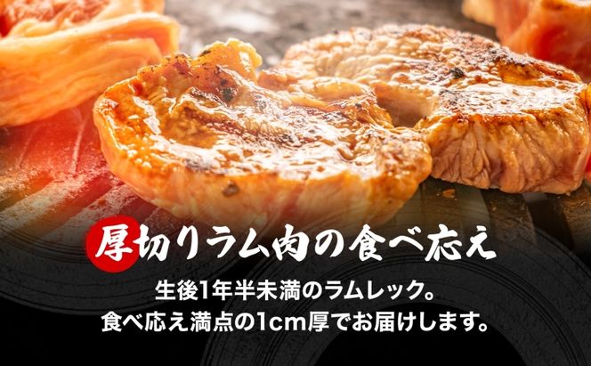 さかいのジンギスカン 味付け厚切りラム 500g 肉 焼肉 BBQ ジンギスカン 味付き 子羊 お肉 羊 羊肉 ジビエ 時短 パーティー お取り寄せ 肉のさかい 酒井畜産 送料無料 北海道 月形町