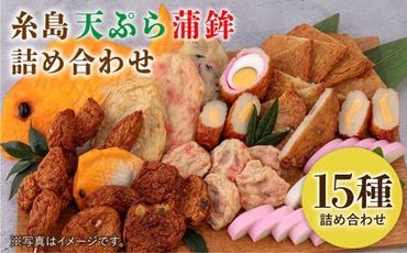 天ぷら 蒲鉾 詰め合わせ (15種32点) Dセット 糸島市 / 村島蒲鉾店 惣菜 かまぼこ 