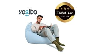 Yogibo Mini Premium（ヨギボー ミニ プレミアム）＜ペールブルー＞【ビーズクッション ビーズ 座椅子 椅子 クッション ビーズソファー ビーズソファ 新生活 プレゼント インテリア 家具 ベッド ゲーム】-[G774-21]
