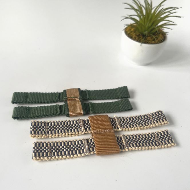 リガチャ【SANADA】　テナーサックス用（エボナイトサイズ） ［195S15］ リガチャ SANADA テナーサックス用 エボナイトサイズ 選べる デザイン 市松 茶 緑 緑茶 テナーサックス マウスピース チタンリング 音質向上 音質改善 耐久性 着せ替え可能 洗濯可能 洗える 紐 楽器アクセサリー 楽器パーツ 愛知県 小牧市 送料無料