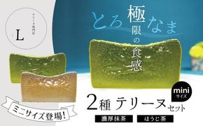 ミニサイズ濃厚抹茶・ほうじ茶2種のテリーヌセット【グルテンフリー・保存料不使用】抹茶 スイーツ 西尾抹茶 H173-013