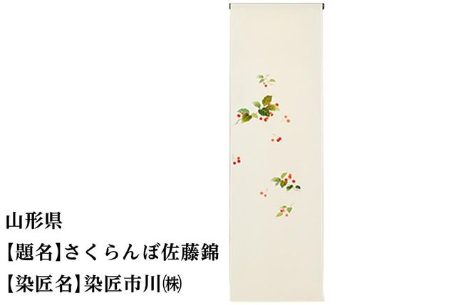 【47都道府県着物応援プロジェクト】 山形県 京手描友禅 付下げ着尺 261009_A-BR006