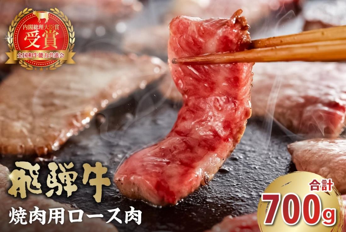 飛騨牛 焼肉用(ロース700g)[0016-049]