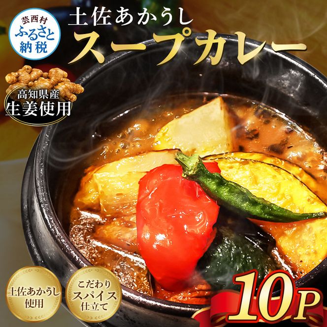 土佐赤牛 牛骨スープカレー 10セット カレー レトルトカレー レトルト あかうし 惣菜 食品 ご当地カレー 時短 即席 備蓄 便利 簡単調理 簡易包装