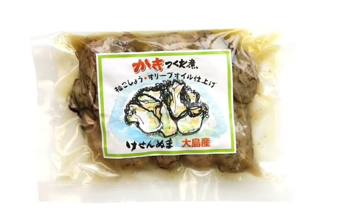 【期間限定発送】 かきつくだ煮 柚子胡椒 80g 3個 セット[気仙沼市物産振興協会 宮城県 気仙沼市 20566090] 牡蠣 かき つくだ煮 柚子こしょう 加工品 冷凍