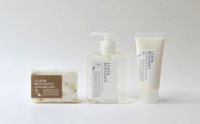石鹸 LEAF＆BOTANICS A セット 3種 松山油脂 美容 固形石鹸 液体石鹸 石けん マザーソープ ハンドソープ ハンドクリーム ボタニクス せっけん いい香り 美容グッズ スキンケア 