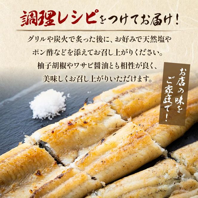 うなぎ白焼 4尾 高知県産うなぎの白焼き 150～180ｇ×4尾 早い スピード発送 7日程度 早く届く スピード配送 エコ包装 国産 うなぎ 白焼き 鰻 冷凍 高知 yw-0116