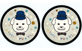 チタン製デザインプレート『雪丸』　2枚組 雑貨 日用品 