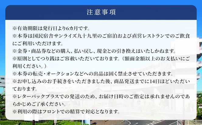 施設利用券 関東 千葉 国民宿舎 サンライズ九十九里 20000円分 宿泊券 お食事券 宿泊 旅行 旅行券 利用券 食事券 宿泊補助券 トラベル クーポン ホテル券 ギフト券 ギフト チケット ホテル 旅館 千葉県 九十九里町 九十九里