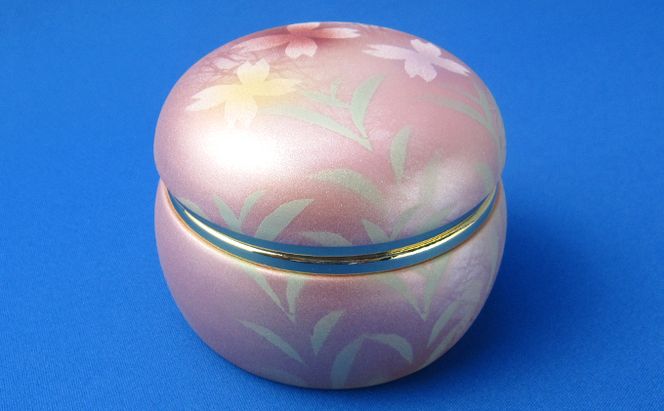 九谷焼オルゴール　華 a05 焼き物 民芸品 工芸品 雑貨 