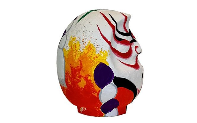 日本だるま　藤澤松蹊 作  [No.1115]