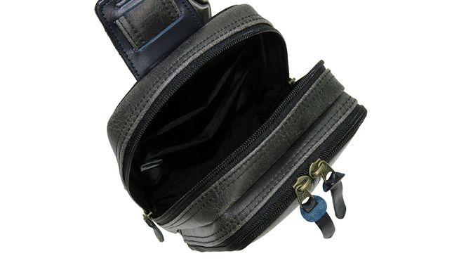 レトロボディバッグ ブラック ( No.4977-01 ) / ボディバッグ 豊岡 職人手作り 仕分け収納 2層構造 通気性 シンプル ワンショルダー 日本製 メンズ レディース バッグ かばん 鞄 木和田株式会社