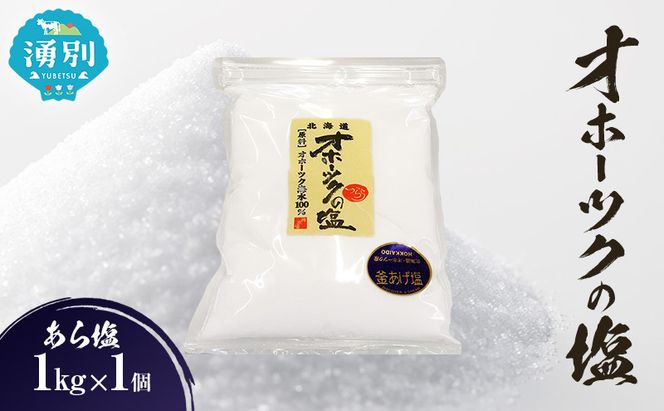 オホーツクの塩 1kg×1個 あら塩 [ 国産 塩 オホーツク 手作り おにぎり 料理 ]