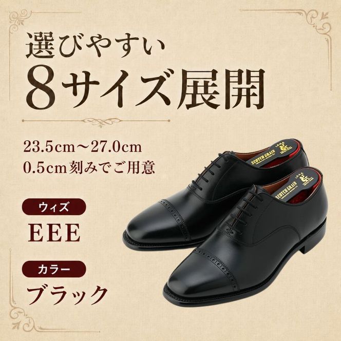 スコッチグレイン ビジネスシューズ メンズ アシュランス 3536 パンチドキャップトゥ 革靴 本革 日本製 EEE 送料無料 ギフト