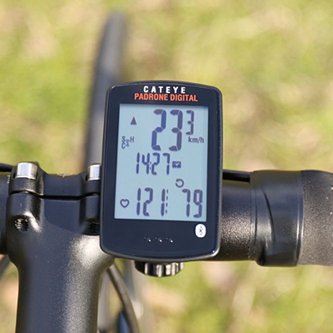 自転車用ワイヤレスサイクロコンピュータ PADRONE DIGITAL [CC-PA400B] キャットアイ 自転車 防水 後付け 岡山 赤磐市