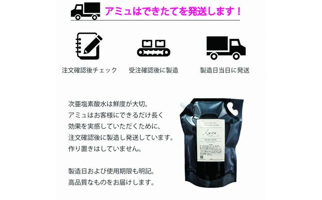 電解次亜塩素酸水　400ppm　【2.5L   2個セット】　除菌・消臭 322032_ES002