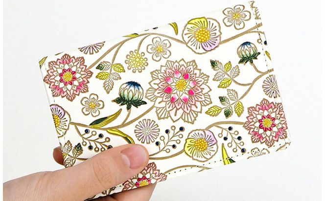 パスカードホルダー ダリア ベリーピンク 文庫屋大関 名刺入れ パスケース カードホルダー 定期入れ 革製品 革小物 大容量 ファッション小物 定期券入れ Suica入れ パスモケース 日用品 雑貨 東京 東京都 墨田区