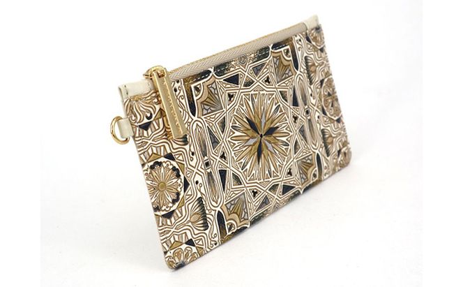 【文庫屋大関】すっきりカードケース　カロ＜ブラック＞【皮革工芸品】 ファッション小物 雑貨 フラグメントケース 小銭入れ付き 収納 スマート 日本製 黒 