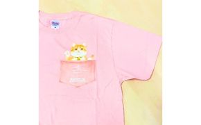 猫城主 さんじゅーろTシャツ（ピンク） ファッション 猫グッズ 猫T コットン100％ 猫柄 猫好き 普段使い お出かけ 