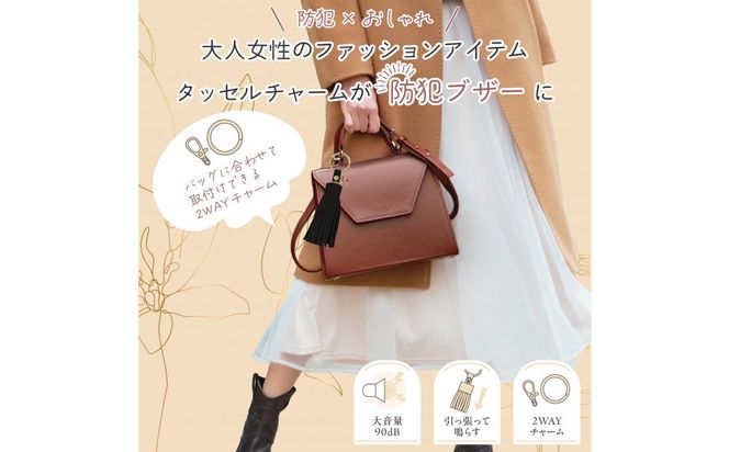 ELPA Me’more 防犯ブザー AKB-01BK（カカオブラック） 272183_AZ181