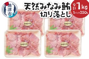 a17-135　天然 みなみ鮪切り落としセット250g×4Ｐ