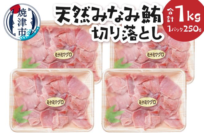 a17-135　天然 みなみ鮪切り落としセット250g×4Ｐ