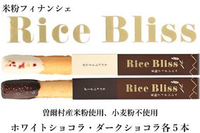 【2月下旬より順次発送】個包装フィナンシェ 米粉フィナンシェ Rice Bliss 10本セット ホワイトショコラ ダークショコラ 各5本 /// フィナンシェ 米粉 洋菓子 おすすめ ふるさと納税 返礼品 人気の品 お礼の品 寄付