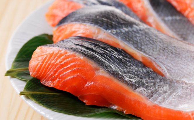 北海道産鮭の切り身　14切れ　1.2kg 016942_AA077