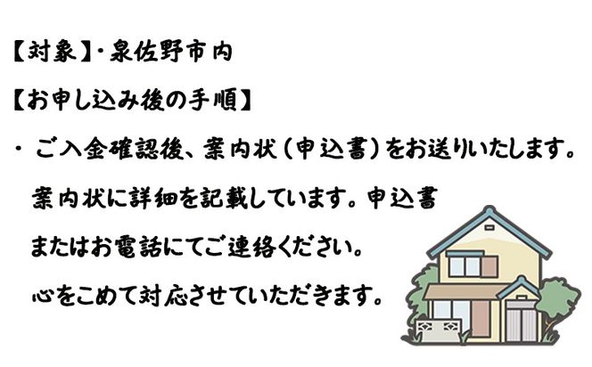 099H3420 空き家見回りサービス 1回分