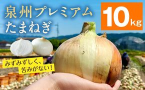 G3680-1 【8/20 受付終了】プレミアムたまねぎ 10kg【泉州 玉ねぎ タマネギ 玉葱 甘い 野菜 国産 オニオン サラダ カレー バーベキュー】