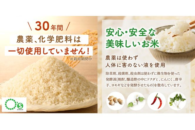 【B7-036】【令和7年産】農薬・化学肥料不使用 真ちゃん米 5kg