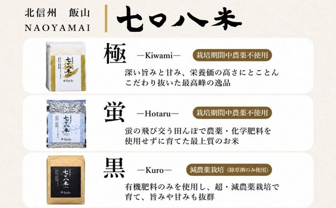 【先行予約】《 令和８年産 新米 》極上のコシヒカリ「七〇八米（なおやまい）スペシャルパッケージ」 (By-003) 