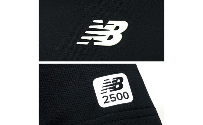 ニューバランスゴルフ ウェア 半袖 モックネックシャツ メンズ UVカット ブラック 012-6166002