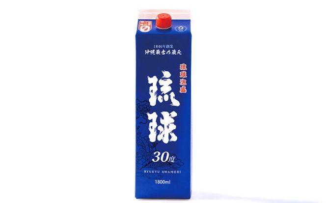琉球泡盛 琉球パック 30度 1800ml×6 セット 泡盛 焼酎 地酒 お酒 ギフト 年内発送 沖縄市 / 新里酒造株式会社[BCAS007]
